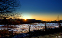 Winter Sunrise In Vermont